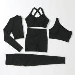 Wholesale Sports Clothes 5PCS Seamless Fitness Yoga Set Gym Fitness Sets Workout Clothing Women