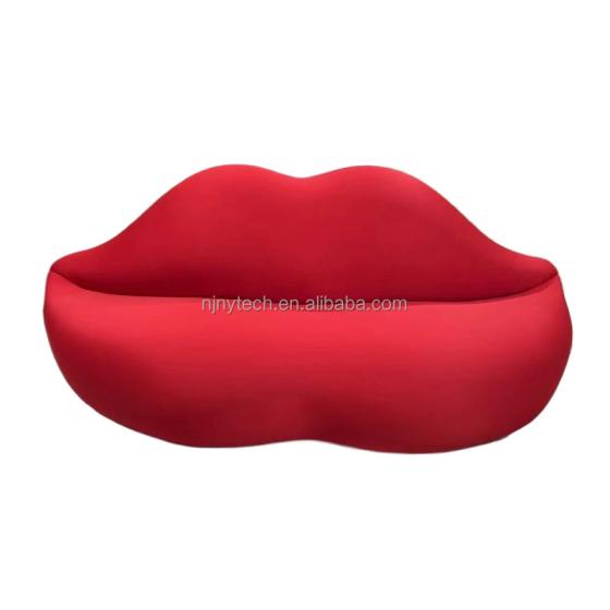 Modern Home Furniture Living Room Lip Shaped Sexy Red Blue Yellow Green Lip Sofa