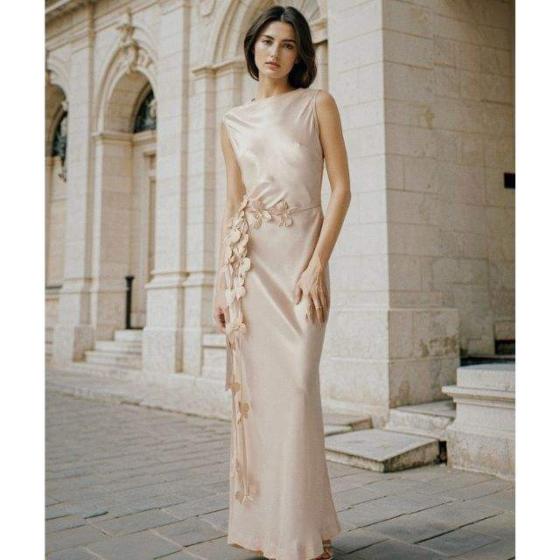 Best Seller Jena Backless Dress Silk Natural Summer Ladies Women High Fashion ODM Services Made in VietNam