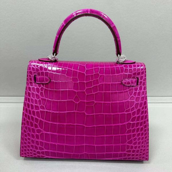 Custom 100% Real Crocodile Hand-Sewn Women's French Wax American Crocodile Handbag Master Beach Usage Handmade Bag